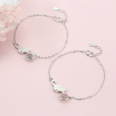 Kristall-Katzen-Armband